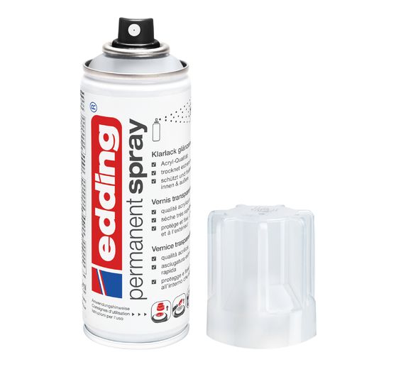 edding 5200 "Permanentespray", Vernis of blanke