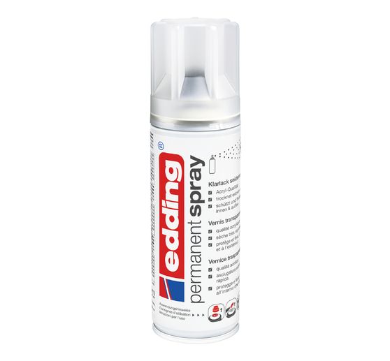 edding 5200 "Permanentespray", Vernis of blanke