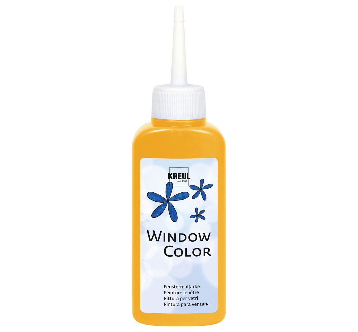 Kreul Window Color, 80 ml - Goudgeel