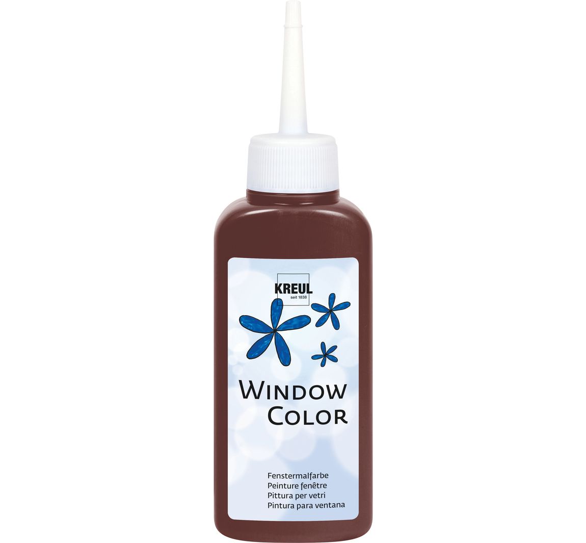 Kreul Window Color, 80 ml - Donkerbruin