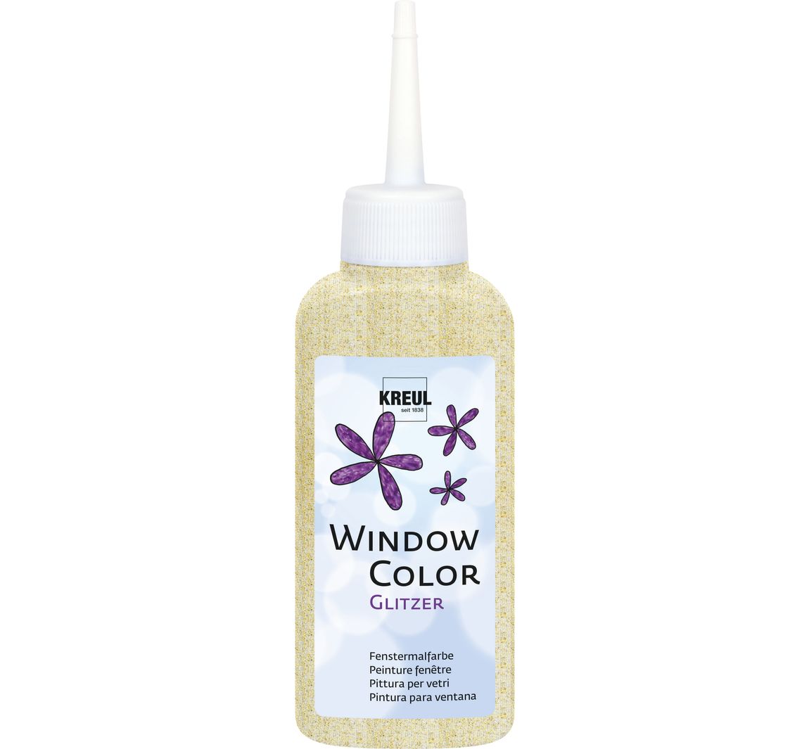 Kreul Window Color, 80 ml - Schitteren-Goud