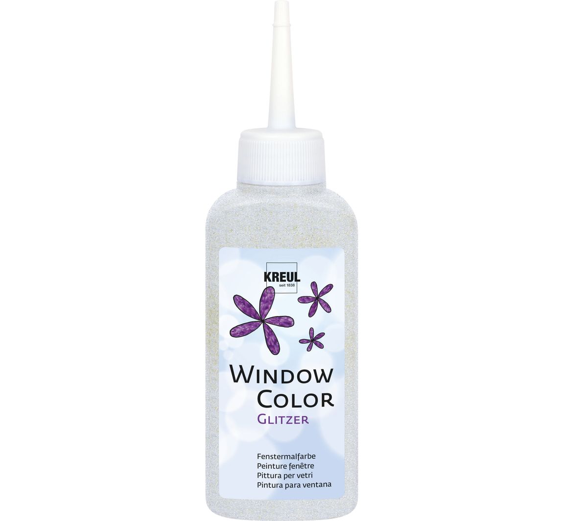 Kreul Window Color, 80 ml - Schitteren-Zilver