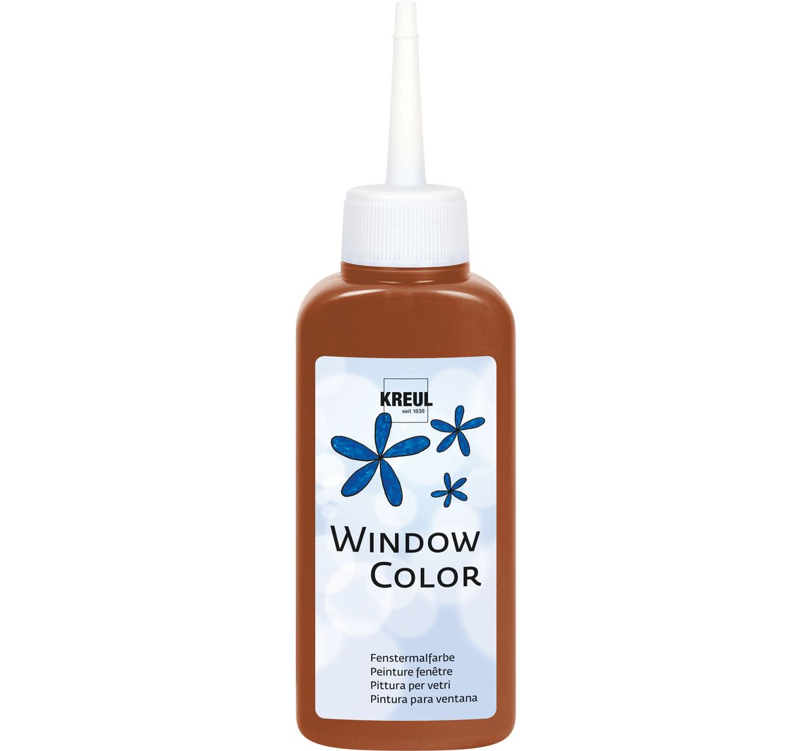 Kreul Window Color, 80 ml - Lichtbruin