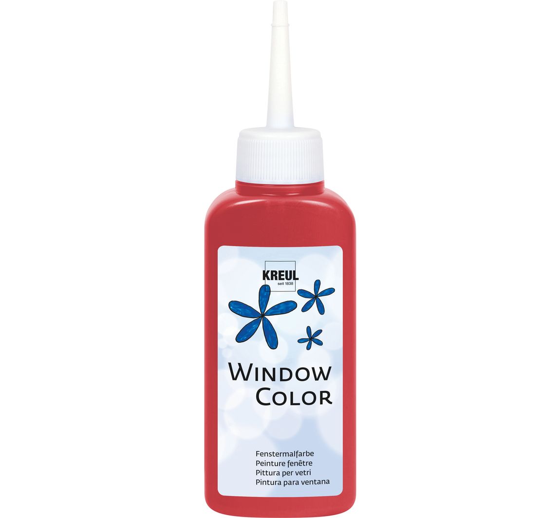 Kreul Window Color, 80 ml - Donderrood