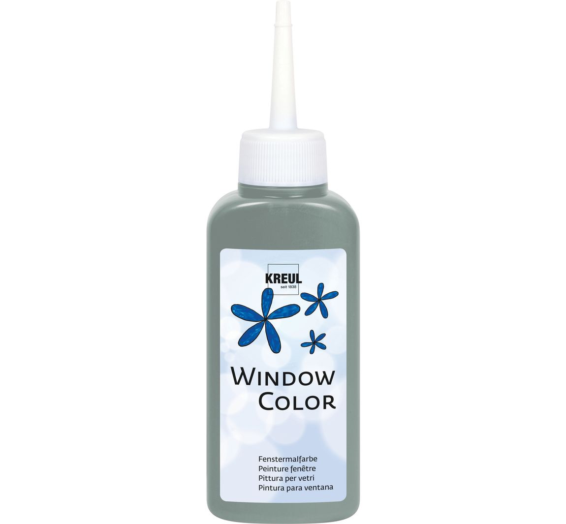 Kreul Window Color, 80 ml - Muisgrijs