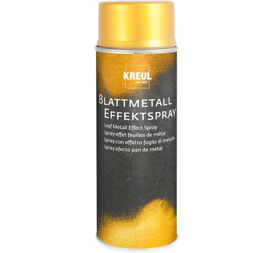 KREUL bladmetaal effectspray "Goud", 400 ml