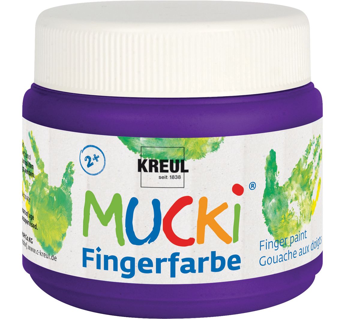 MUCKI Vingerverf, 150 ml - Violet
