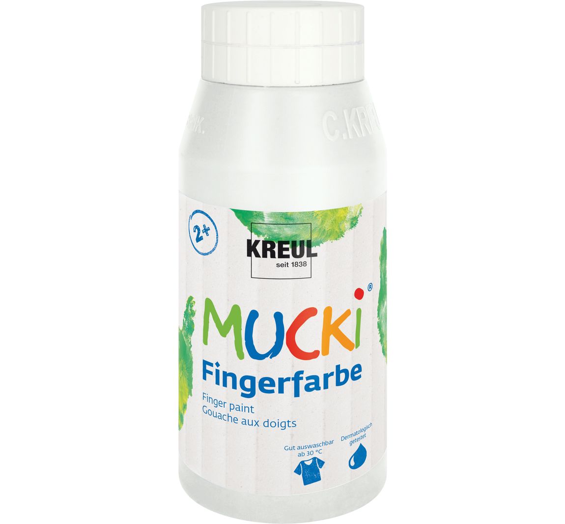 MUCKI Vingerverf, 750 ml - Wit