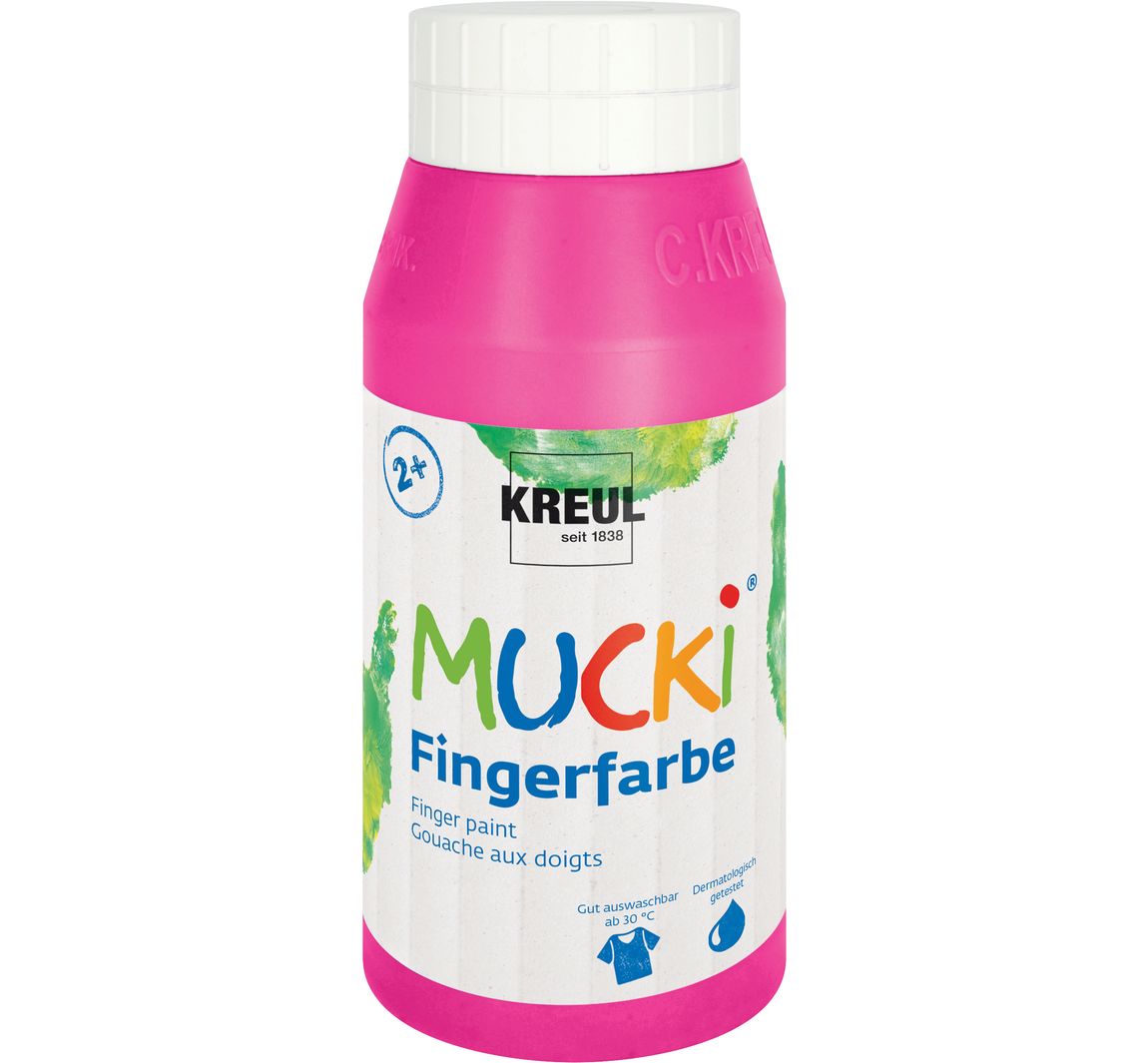 MUCKI Vingerverf, 750 ml - Rozig