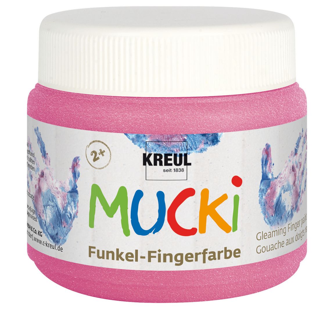 MUCKI Sparkle-Vingerverf - Feeënstof Roze