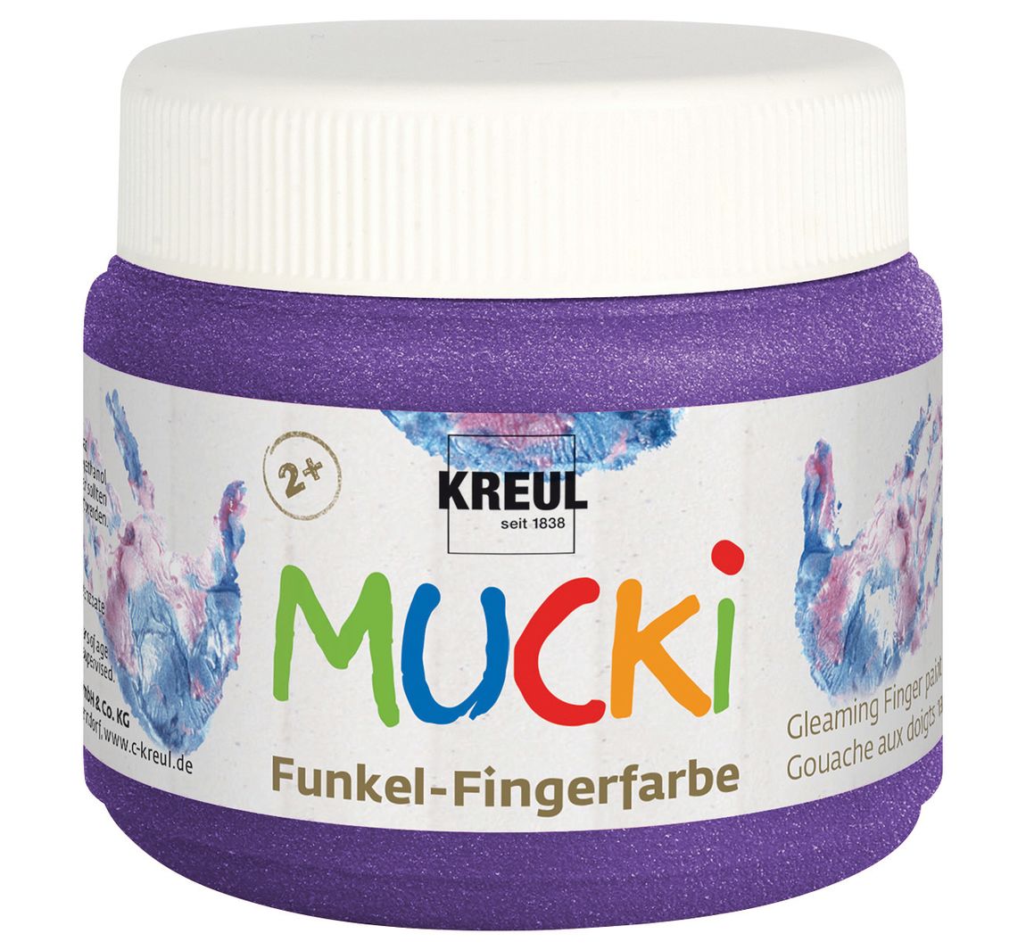 MUCKI Sparkle-Vingerverf - Magisch paars