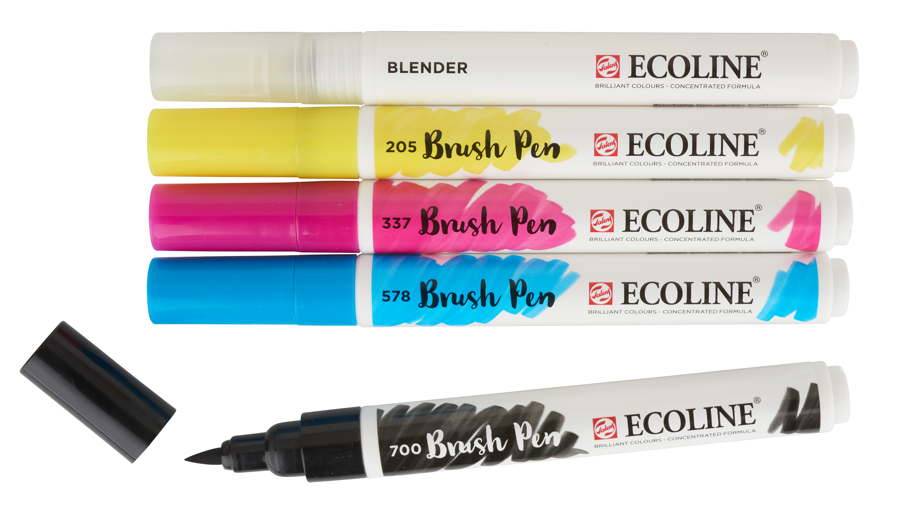 Doelwit aanpassen Belichamen Talens Ecoline Brush Pen Set "5 colours" | Knutselwinkel VBS Hobby