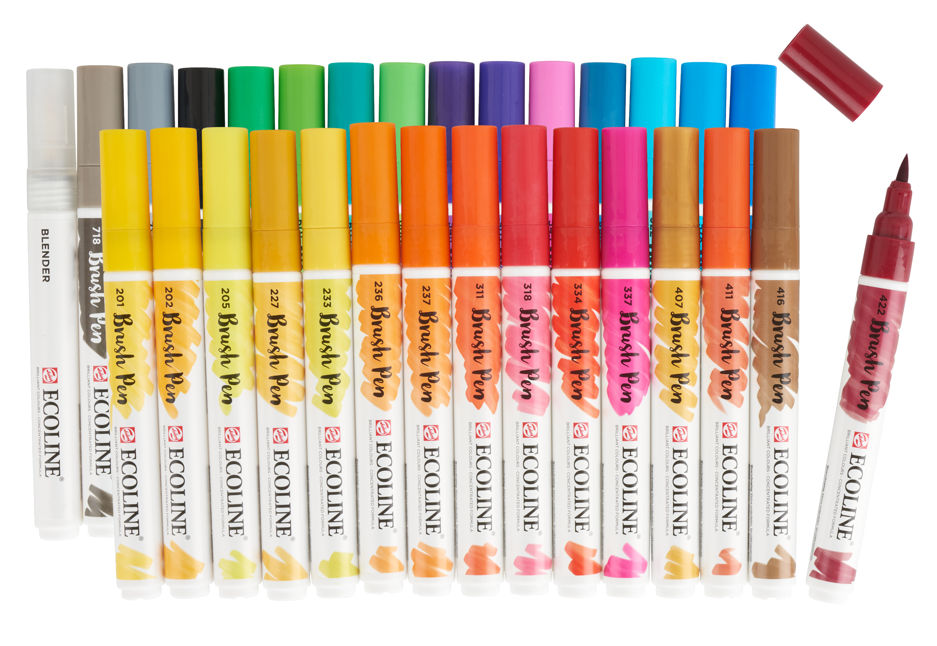 Talens Ecoline Brush Pen Set 30 colours - VBS Hobby