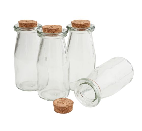 VBS glass bottle with cork