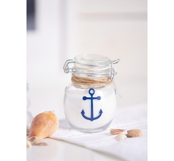 VBS Mini potjes met beugel, bolvormig, 6 stuks