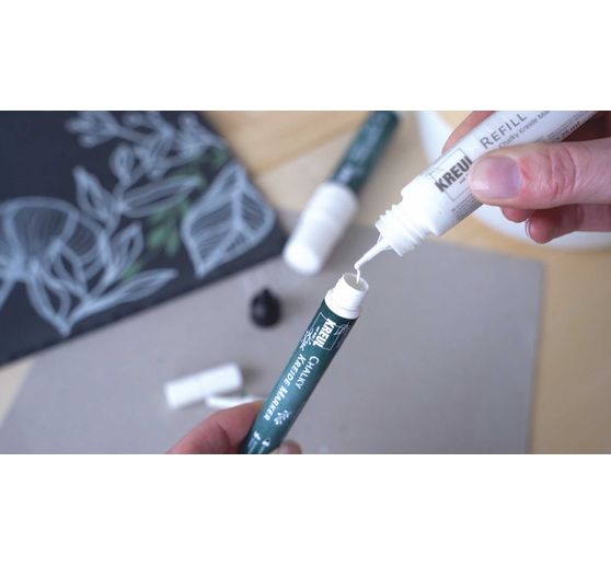 KREUL Krijt krijt Marker Witte Set van 4