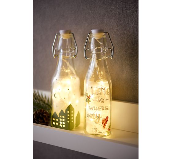 VBS Glass bottles with swing top 2 pieces