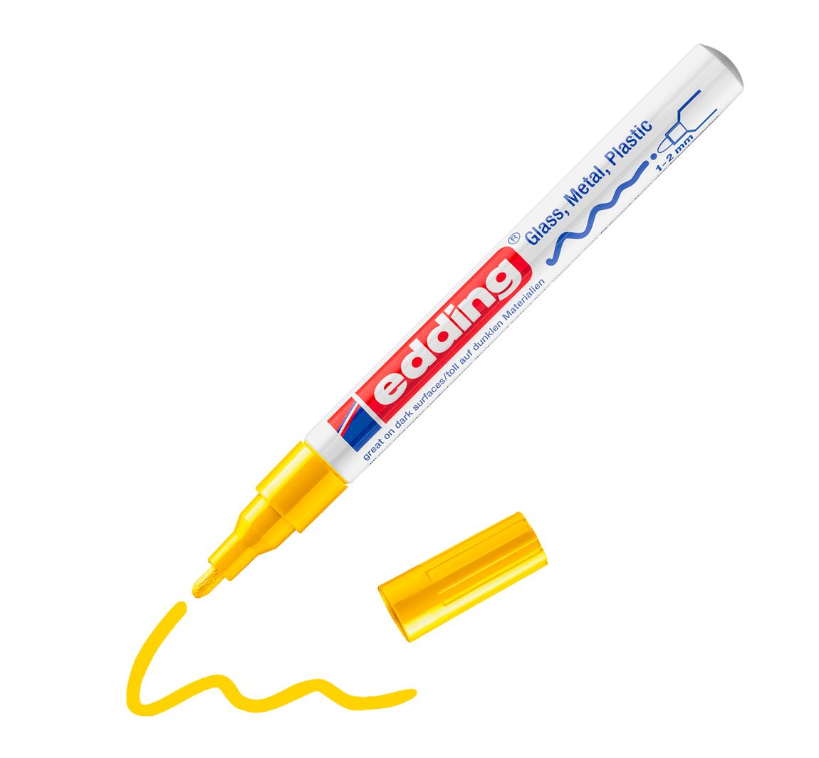 edding 751 "Glanslak-Marker" - Geel