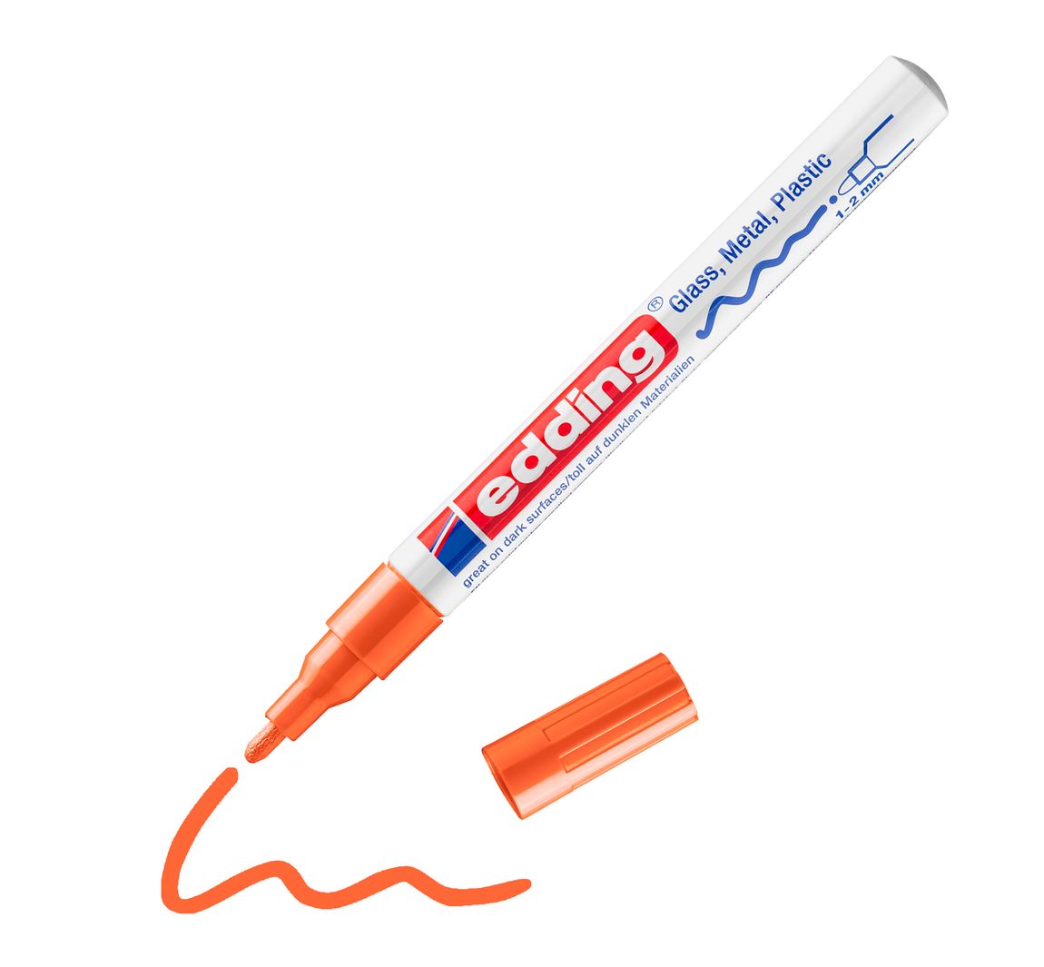 edding 751 "Glanslak-Marker" - Oranje