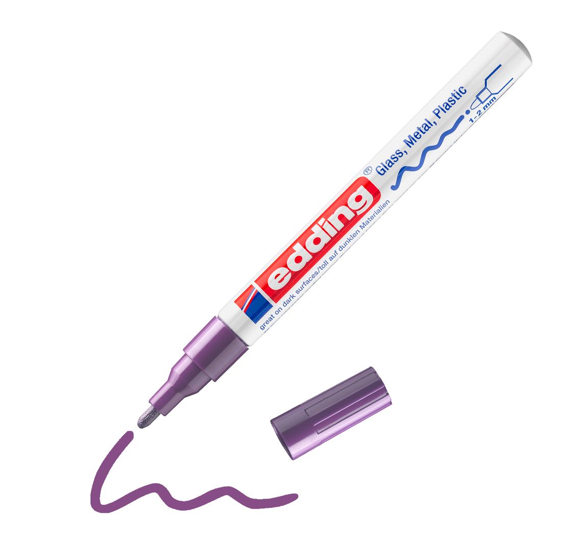 edding 751 "Glanslak-Marker" - Violet