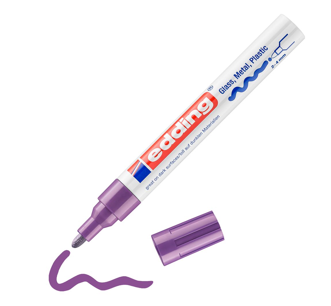 edding 750 "Glanslak-Marker" - Violet