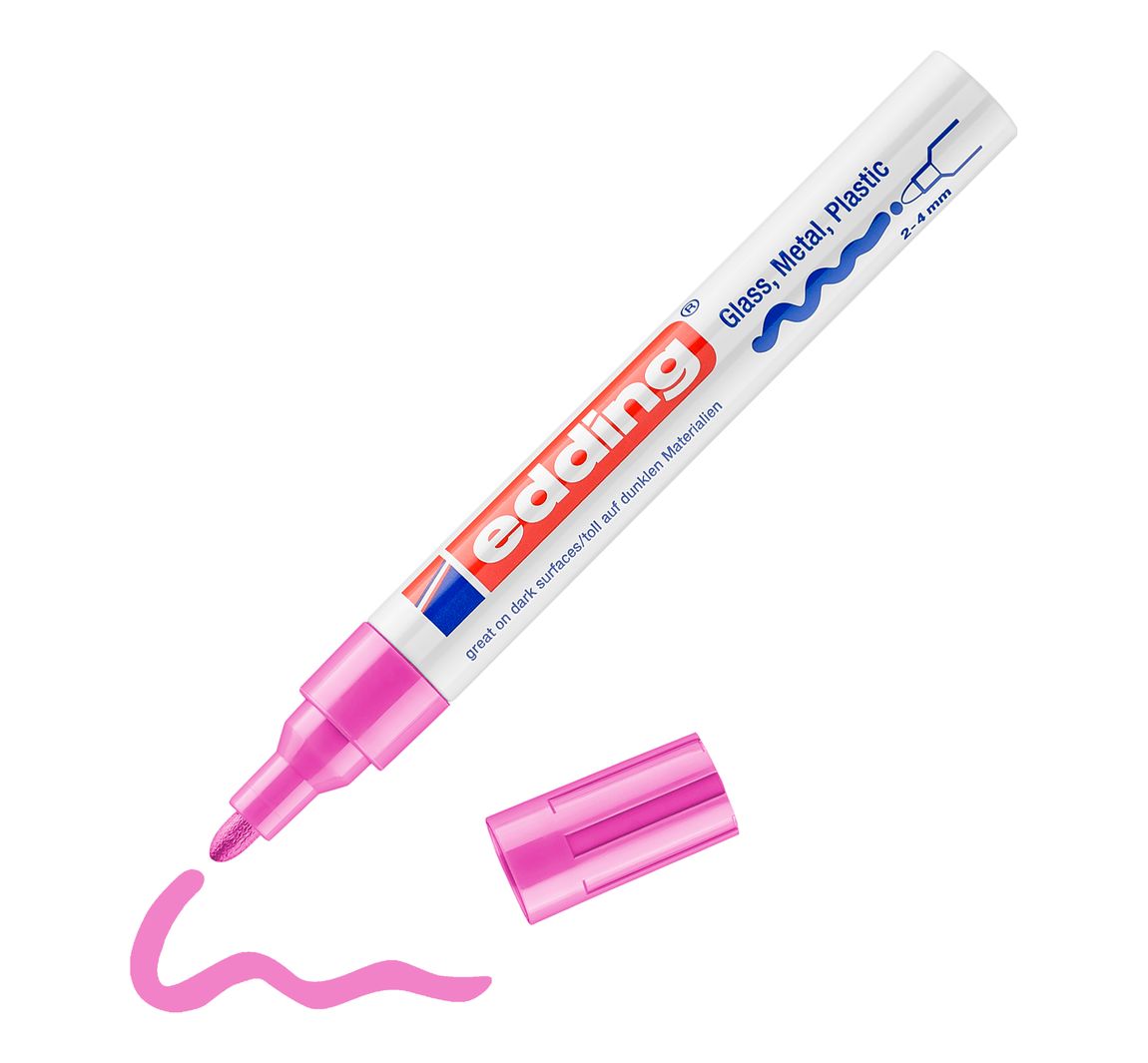 edding 750 "Glanslak-Marker" - Roze