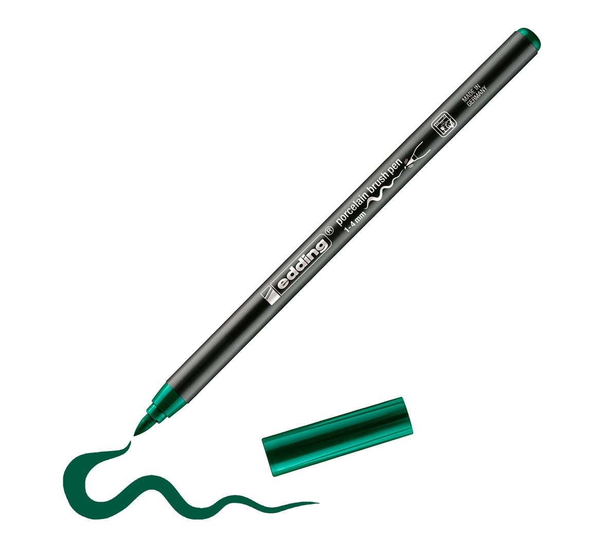 edding 4200 Porselein penseelpen - Groen