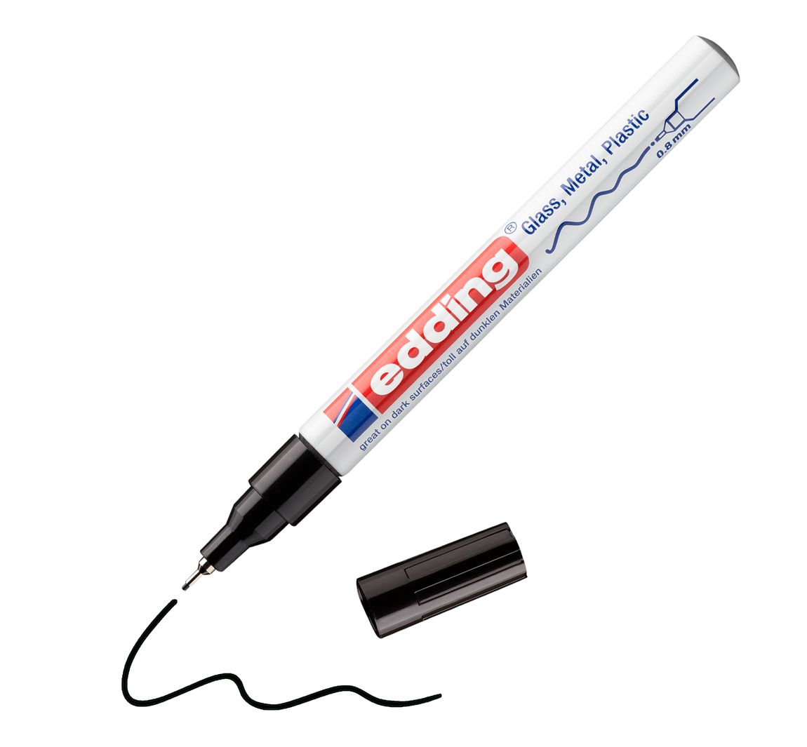 edding 780 "Gloss paint marker" - Zwart