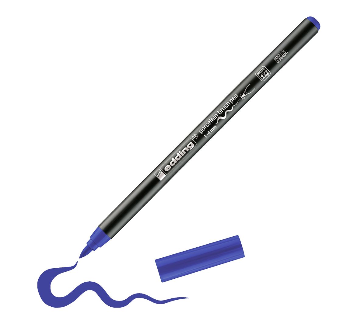 edding 4200 Porselein penseelpen - Blauw