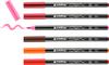 edding 4200 Porselein penseelpen "Warm"