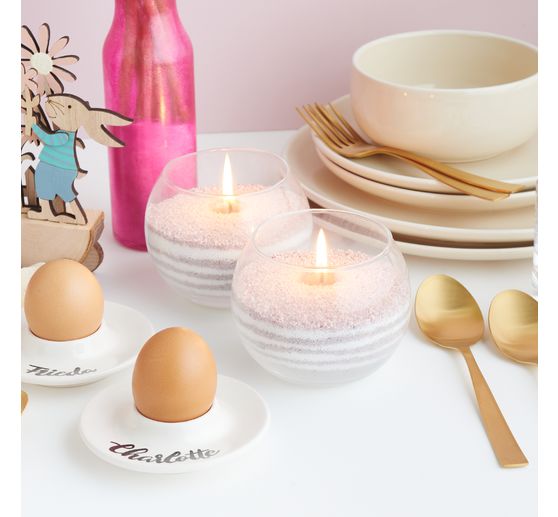 VBS Tealight jar "Bowl", &Oslash; 10,5 cm, 2 pieces