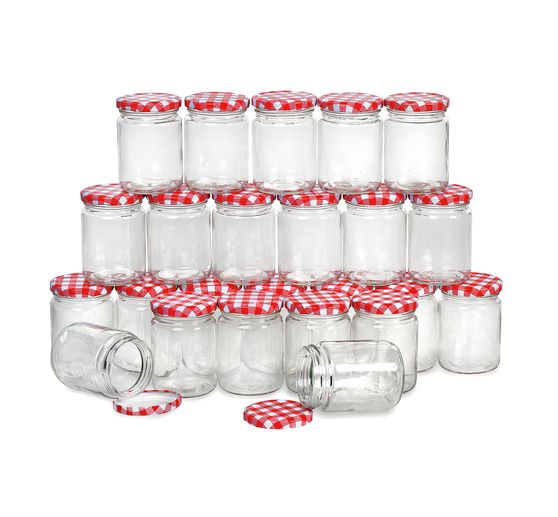 24 glasses with screw cap, VBS Wholesale Package