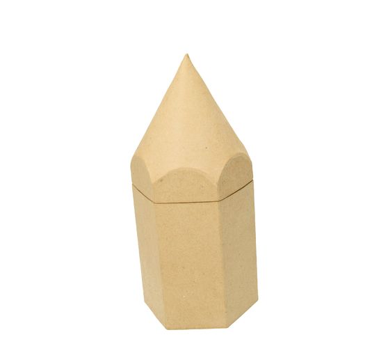 Stitching box, paper mache