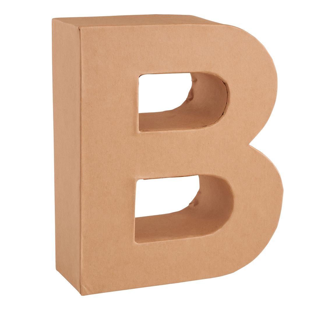 Kartonnen brief - Letter "B"