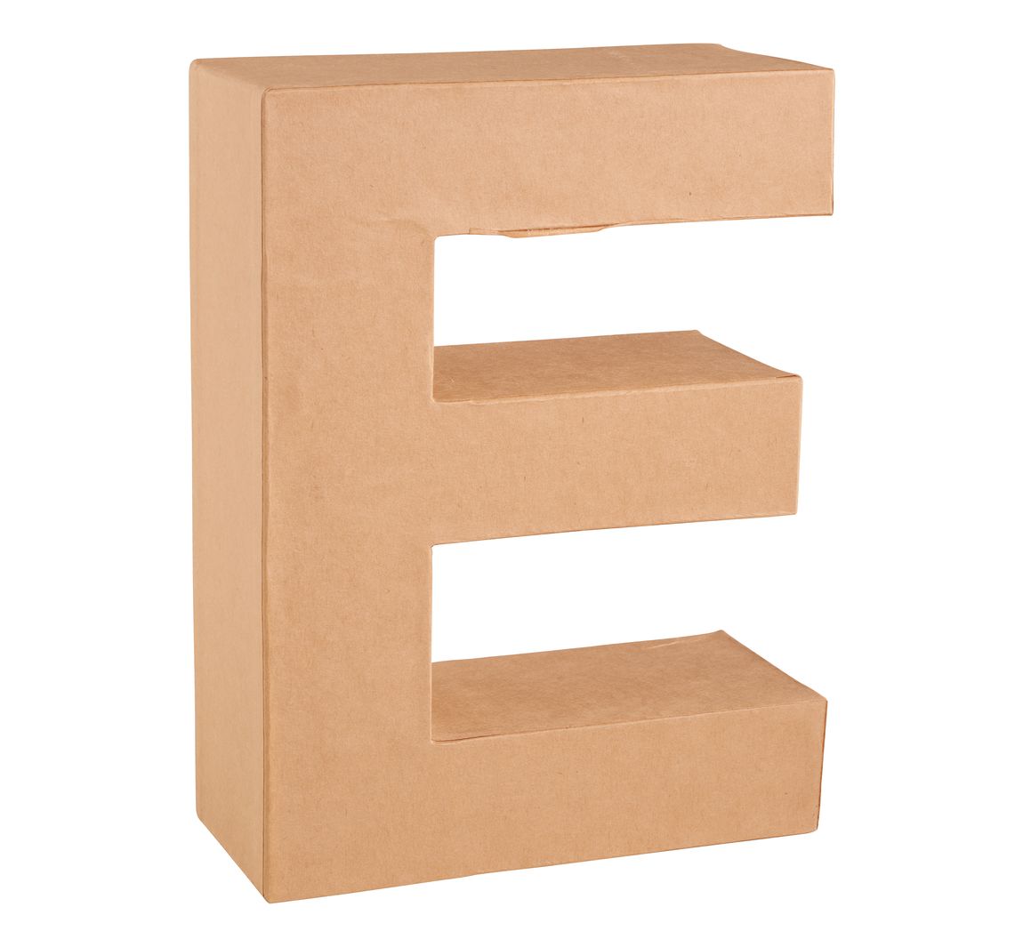 Kartonnen brief - Letter "E"