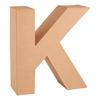 Cardboard letter