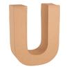 Cardboard letter
