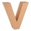 Cardboard letter