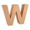 Cardboard letter