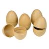 Paper mache eggs, divisible, 5 pieces