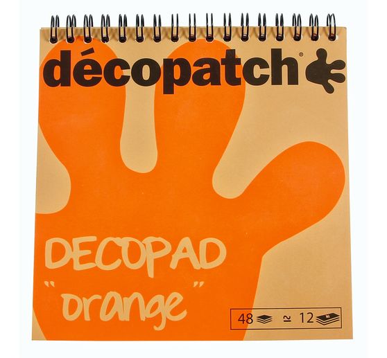 Décopatchpapier "Decopad" Oranje"