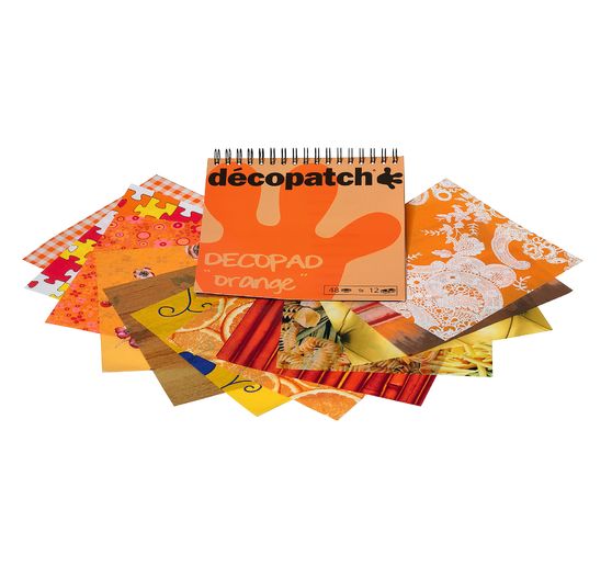 Décopatchpapier "Decopad" Oranje"