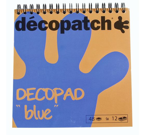 Décopatchpapier "Decopad Blue"