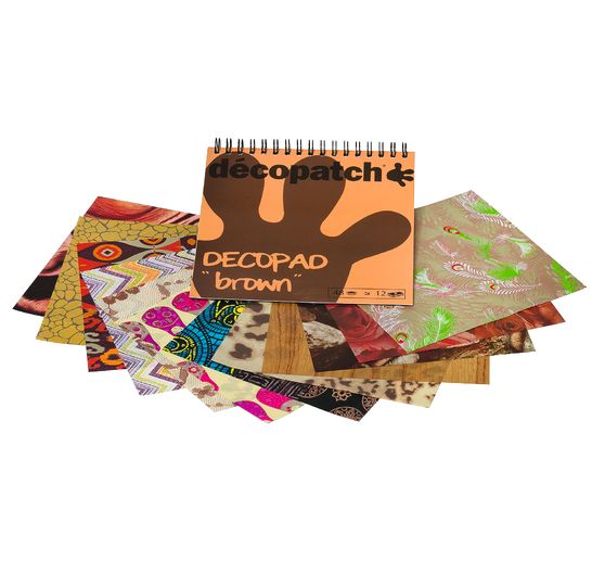 Décopatchpapier "Decopad Bruin"