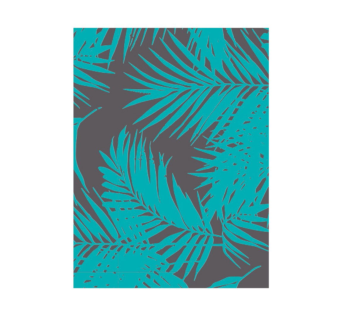 Décopatch papier "Fern-Turkoois"