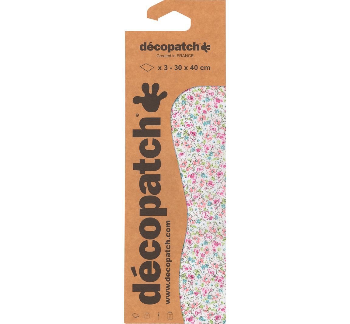 Décopatch papier "Bloem"