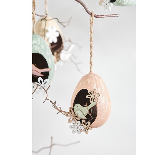 VBS Paper mache eggs with opening