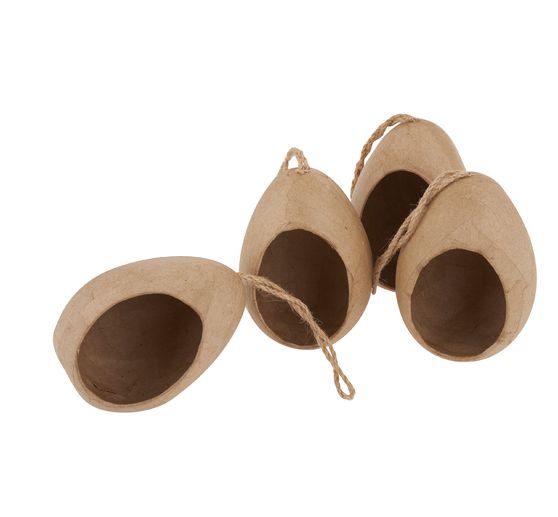 VBS Paper mache eggs with opening