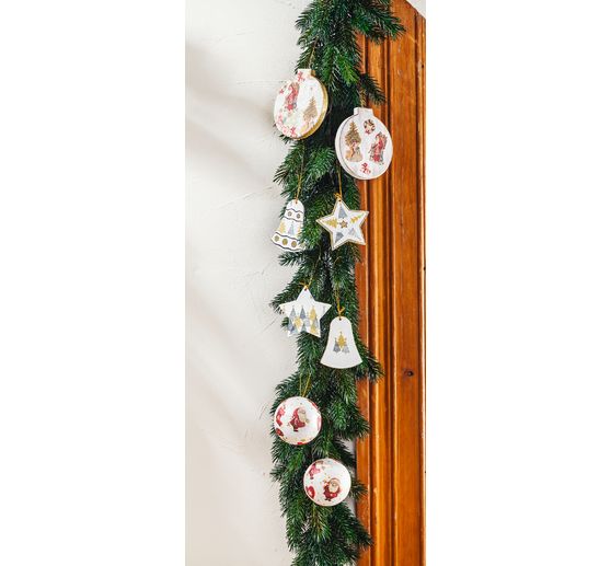 VBS Decoratieve hanger "Kerstballen", plat