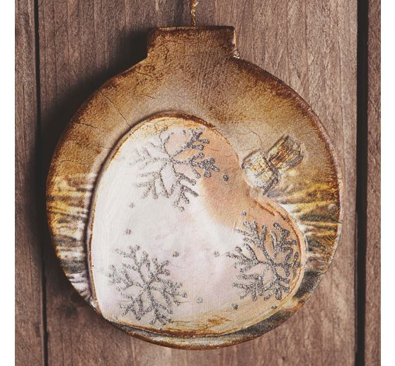 VBS Decoratieve hanger "Kerstballen", plat